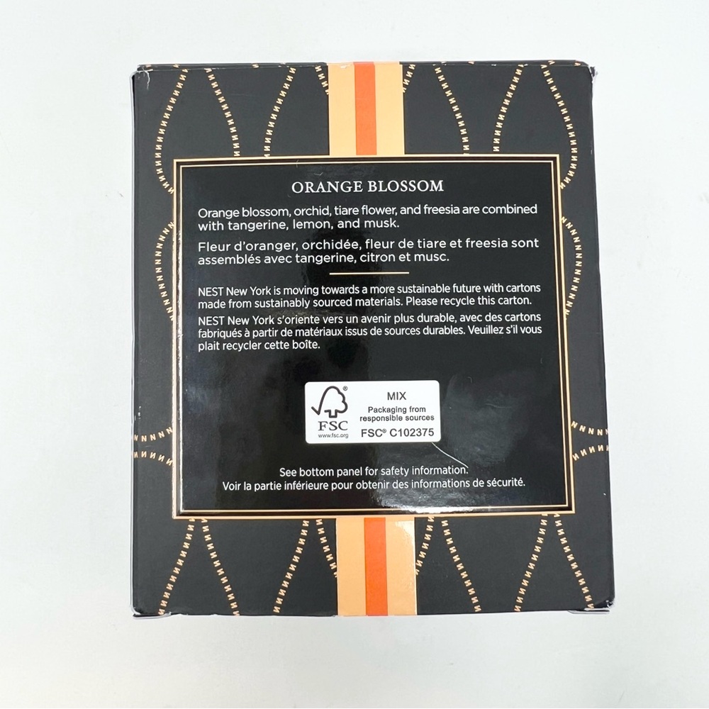 NWT NEST Orange Blossom Scented Candle 8.1 oz Made in USA Room Fragrance - Picture 3 of 7